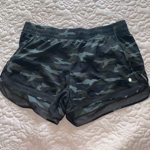 Athleta Camo Running Shorts